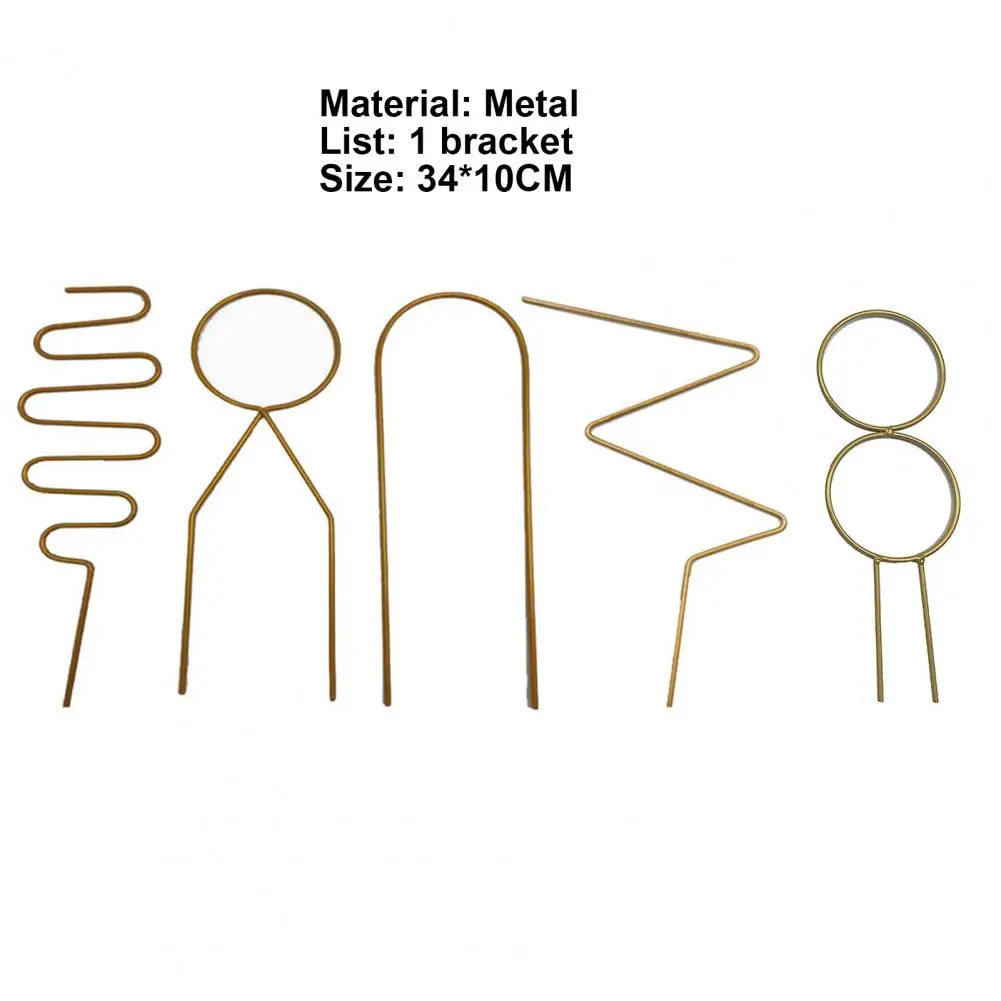 Gold Plant Trellis Rustproof Multifunctional Metal Vine Growth Climbing Rack Garden Plant Support