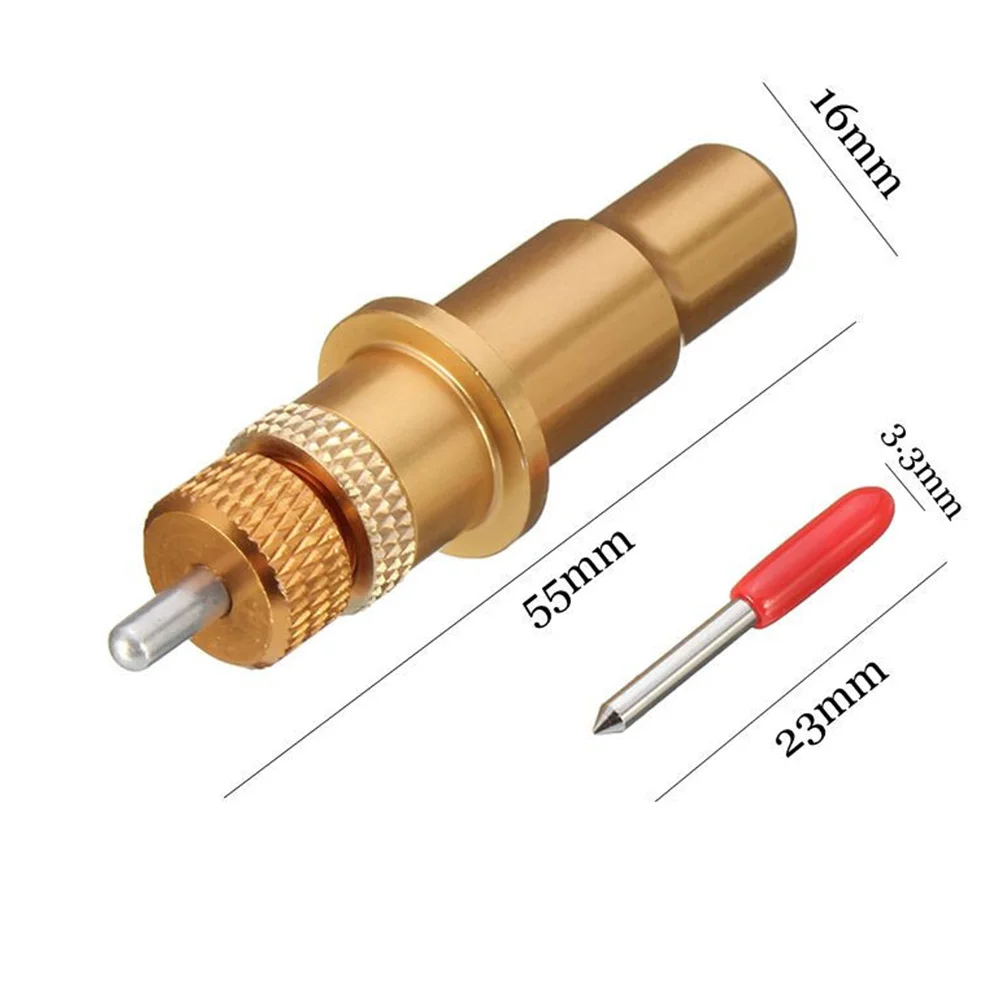 6 шт., держатель лезвия 45 градусов для режущего плоттера, виниловый резак, твердосплавные наконечники, дерево, ПВХ, МДФ, полировка, быстрая надпись