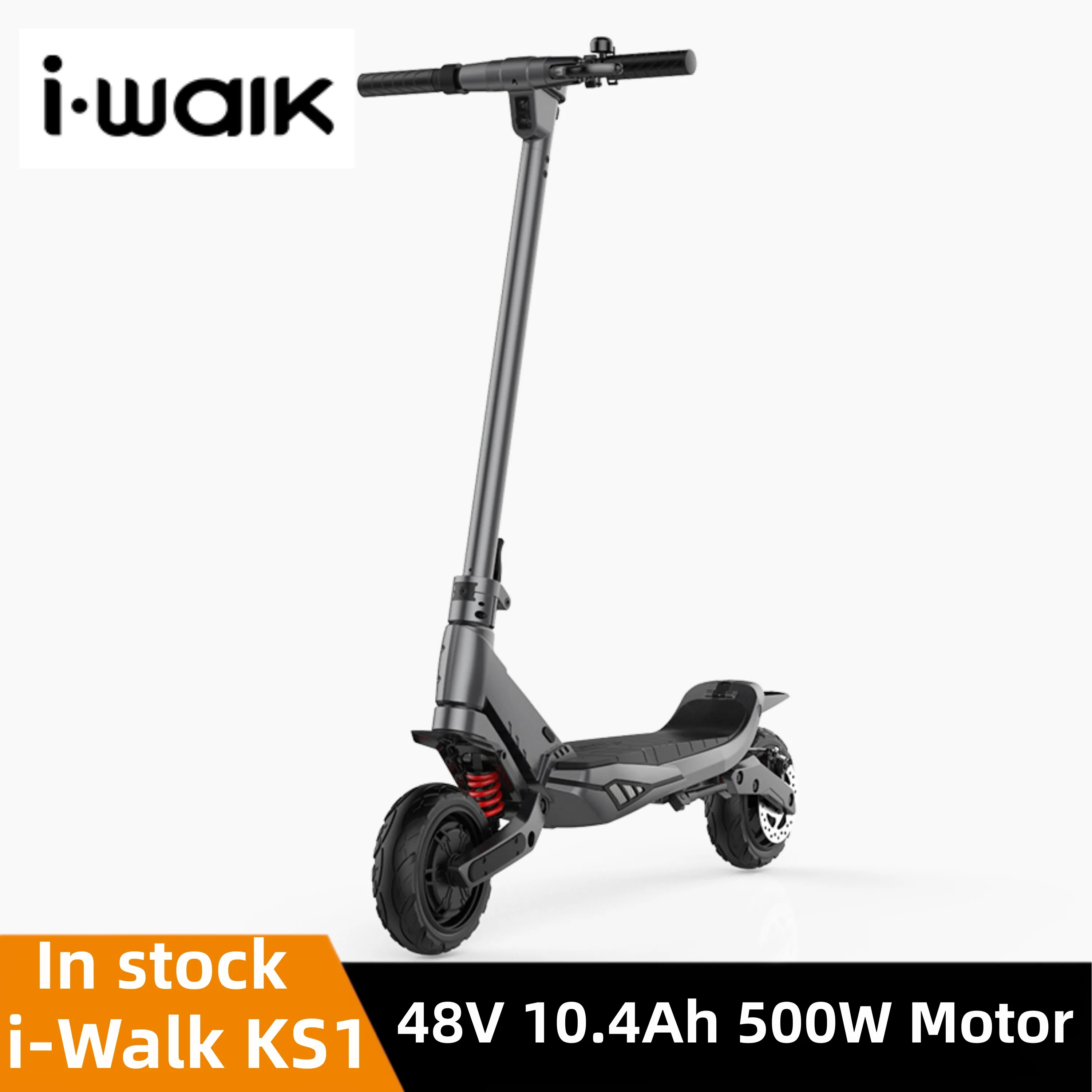 

Оригинальный электрический скутер I-Walk KS1 Pro, 9 дюймов, 48 В, 500 Ач, Вт, максимальная скорость 35 км/ч, двойные амортизаторы, рама из магниевого сплава