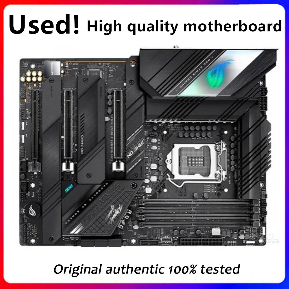 Used For Asus ROG STRIX Z590-F GAMING WIFI Original Desktop Z590 DDR4 PCI-E4.0 Motherboard LGA 1200 Support i9 11900K 11th