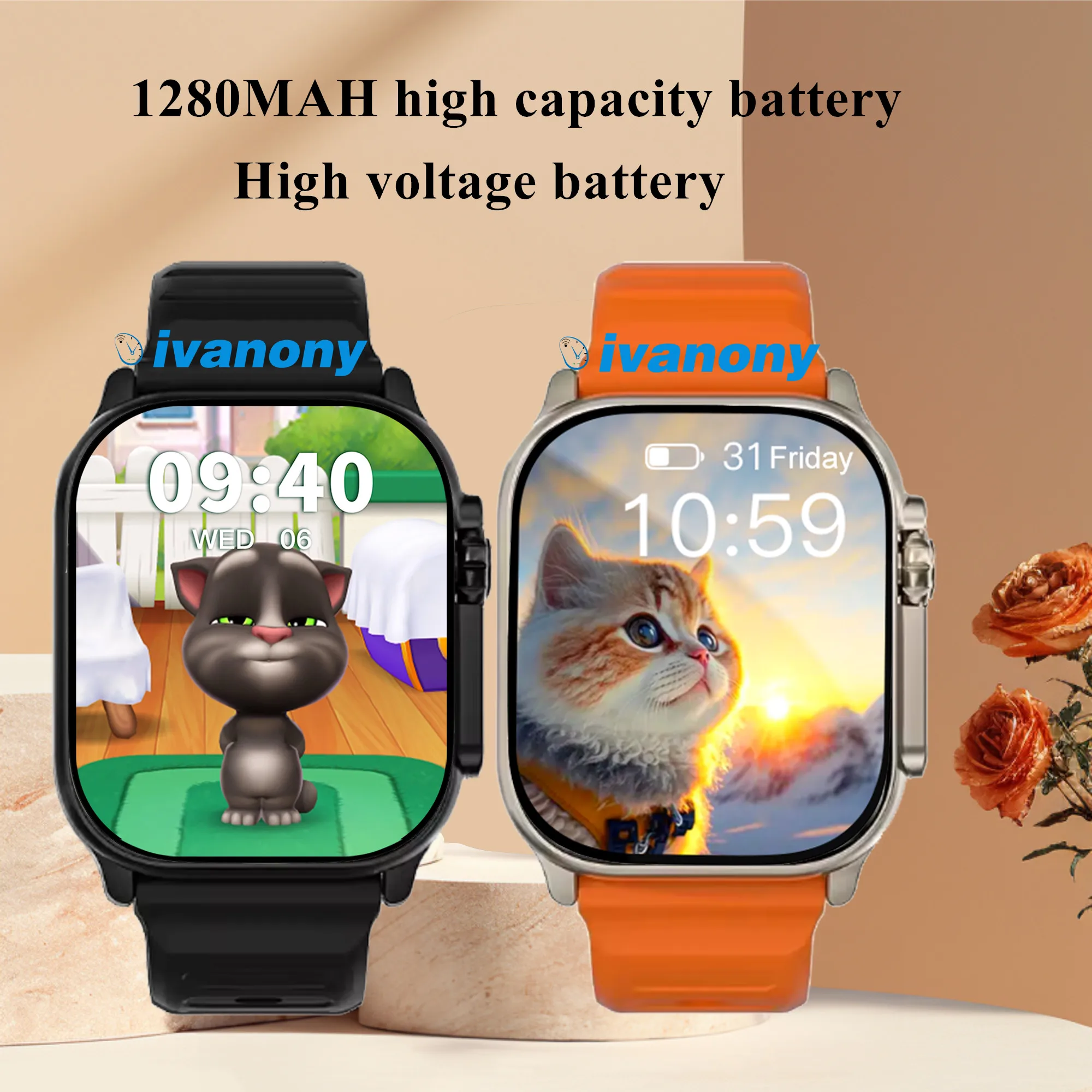 الإصدار العالمي للساعة الذكية 4G بطاقة Sim وWIFI Ultra Play Store 2MP كاميرا الرد على المكالمات Whatsapp Reply APP تنزيل Smartwatch