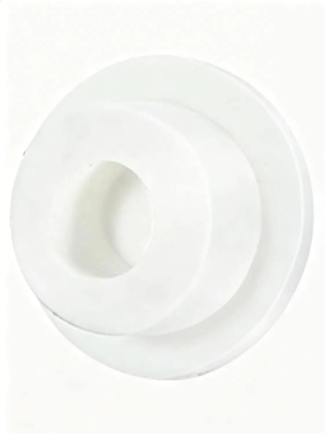 

Sink & Bath Overflow Cover, Scratch-Resistant, Odor & Insect Proof, Easy Install, 9.5mm Opening Fit, Multi Use, White, 6-Pack