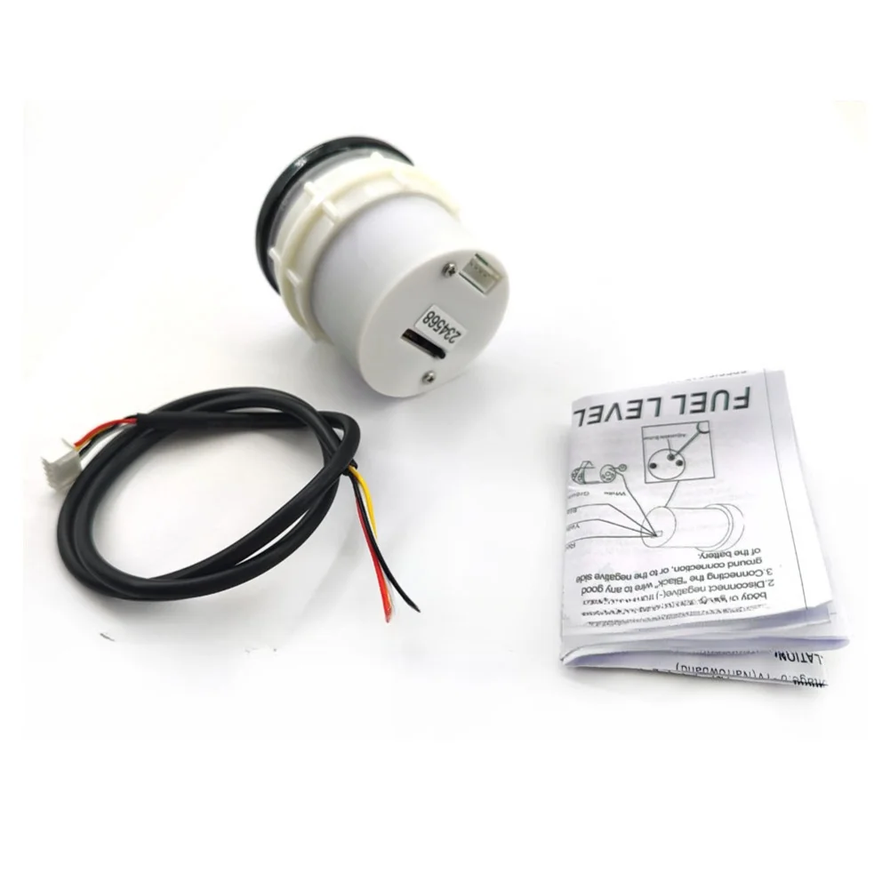 52MM Electric Tachometer 0-8000 RPM for Gas Engines with Compatibility for 2-8 Cylinder Vehicles including Boats and Yachts