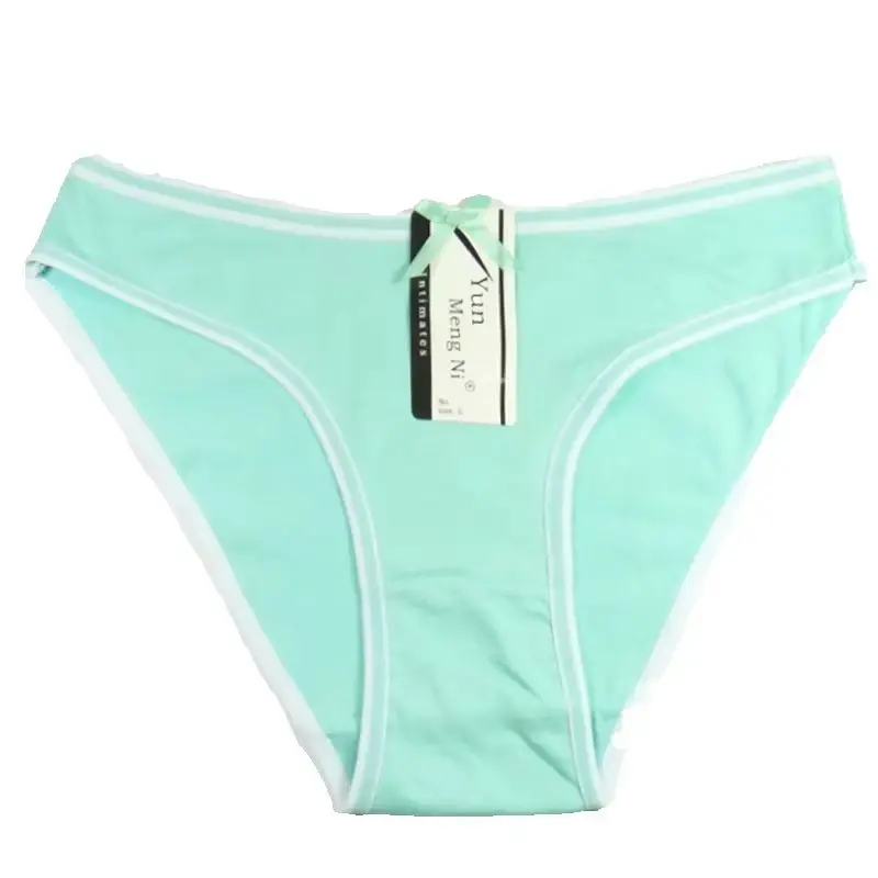Nuevo Estilo, 5 Piezas/Lote, Calzones de Algodón de Moda para Mujer, Ropa Interior de Color Puro, Panties 100% Algodón 89161