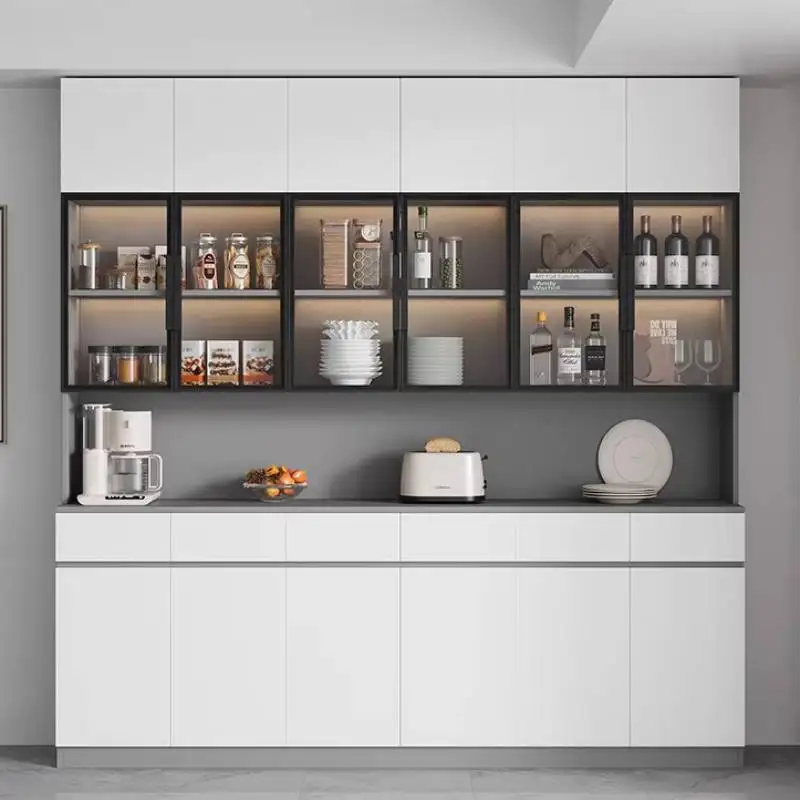 YAO Upgrades Counter Kitchen Cabinet Doors Supporter Pantry Vintage Kitchen Cabinet Storage Luxury Meble Kuchenne Furniture Home