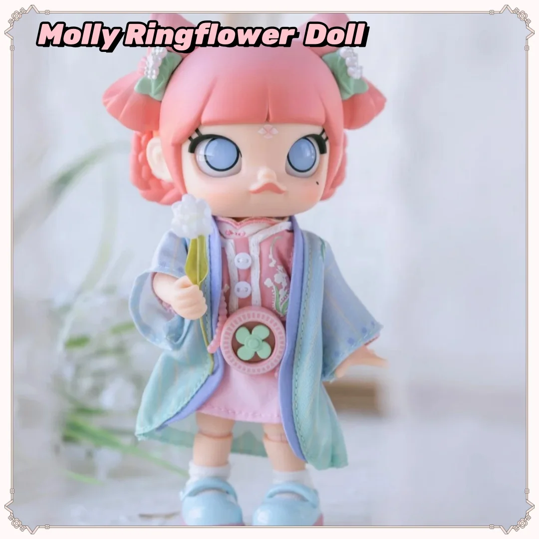 Molly Lily Of The Valley Action Figure Toy Kawaii Doll Molly Has Collectible Table Decoration Model Girl'S Birthday Gifts