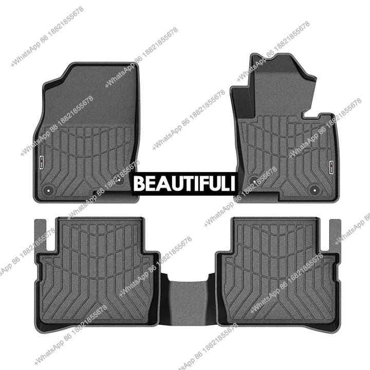 ZAIQU KIWI MASTER All Weather 3D TPE Car Wash Floor Mats for   CX-5 KF 2017-2020