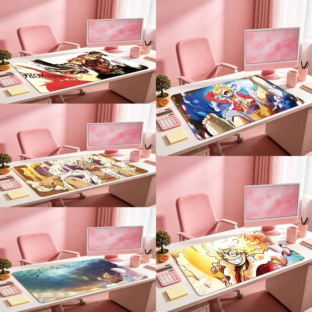 O-One Anime P-Pieces Cartoon Large Deskmat Non-slip Waterproof Laptop Gaming Mouse Pad For Gamers
