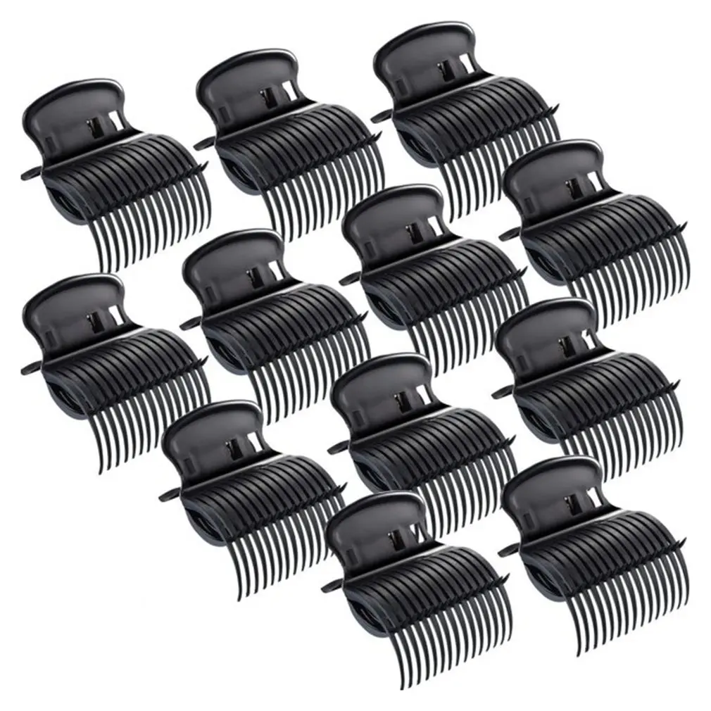 12Pcs Hot Platen Clips Hair Curler Claw Clips Replacement Platen Clips Hair Curler Claw Clamps For Women Hairdressing Tools