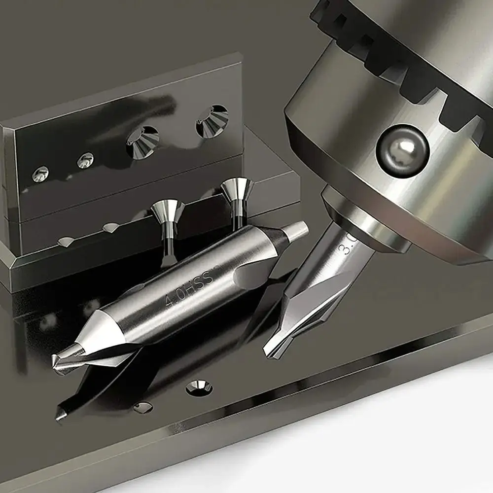 Precision Center Drill Bit Set Type A For Metal Lathe Milling Accurate Hole Positioning Cutting Tool Equipment
