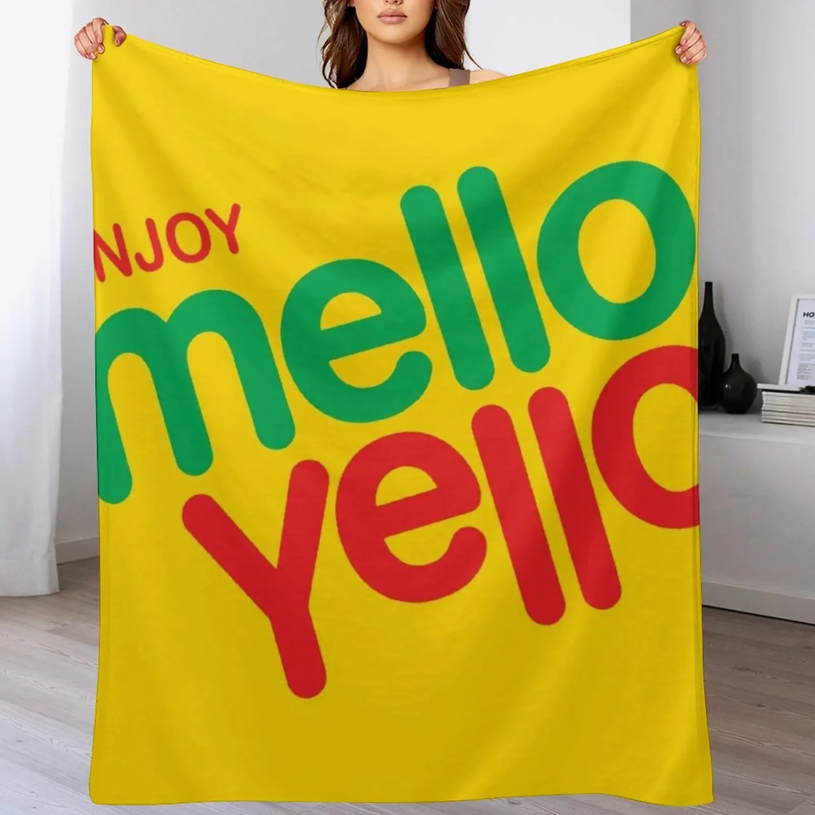 Enjoy Mello Yello Throw Blanket manga Furrys Bed Fashionable Blankets For Sofas Blankets