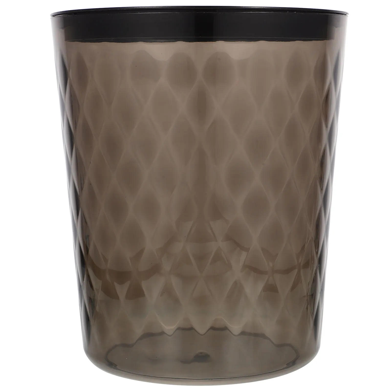 

Garbage Cans Transparent Trash Bedroom Bathroom Rectangle Black Wastebasket Office