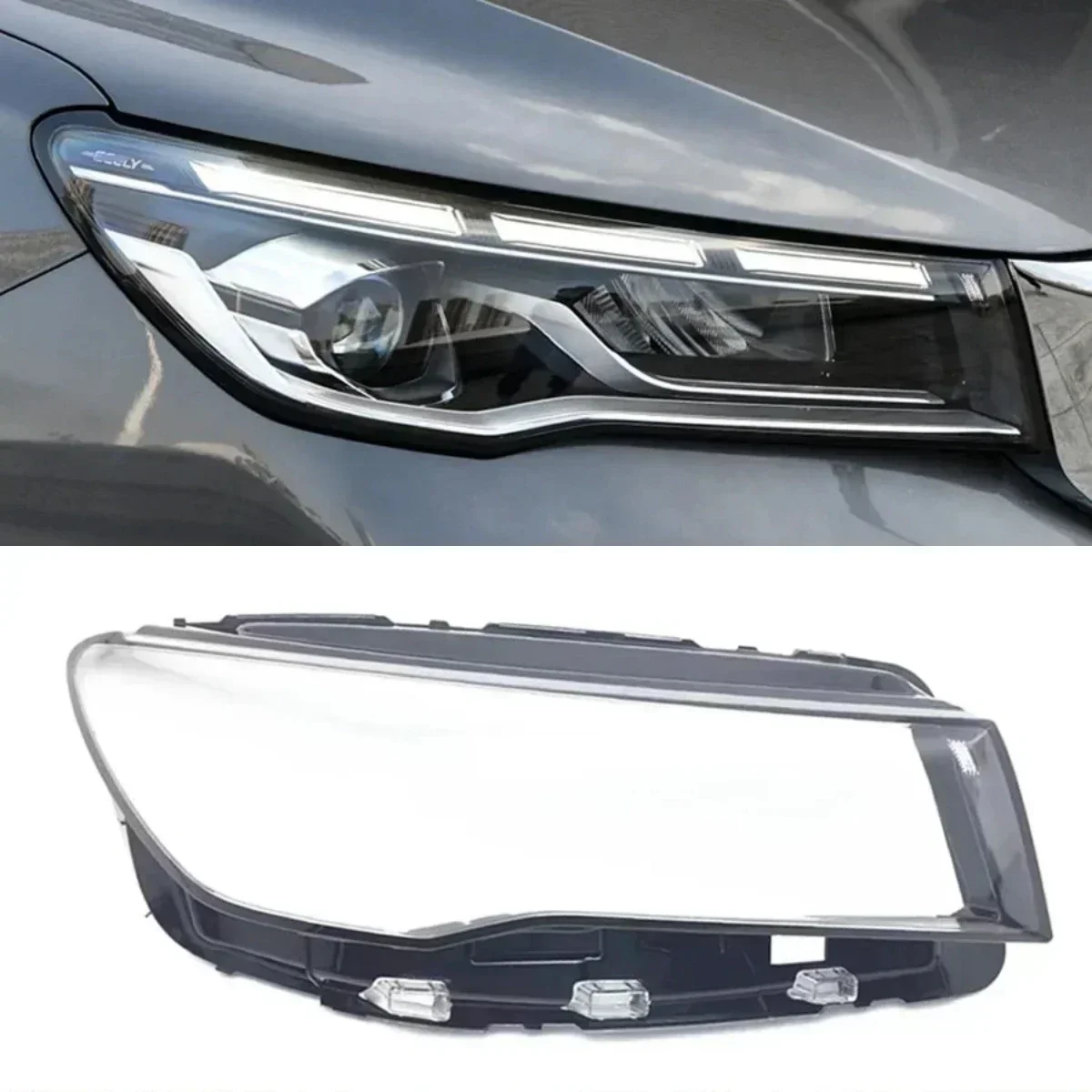 For Geely Emgrand Headlight Housing Shell Lamp Shade Lens Transparent Headlamp Cover Plexiglass Auto Replacement Parts 2022