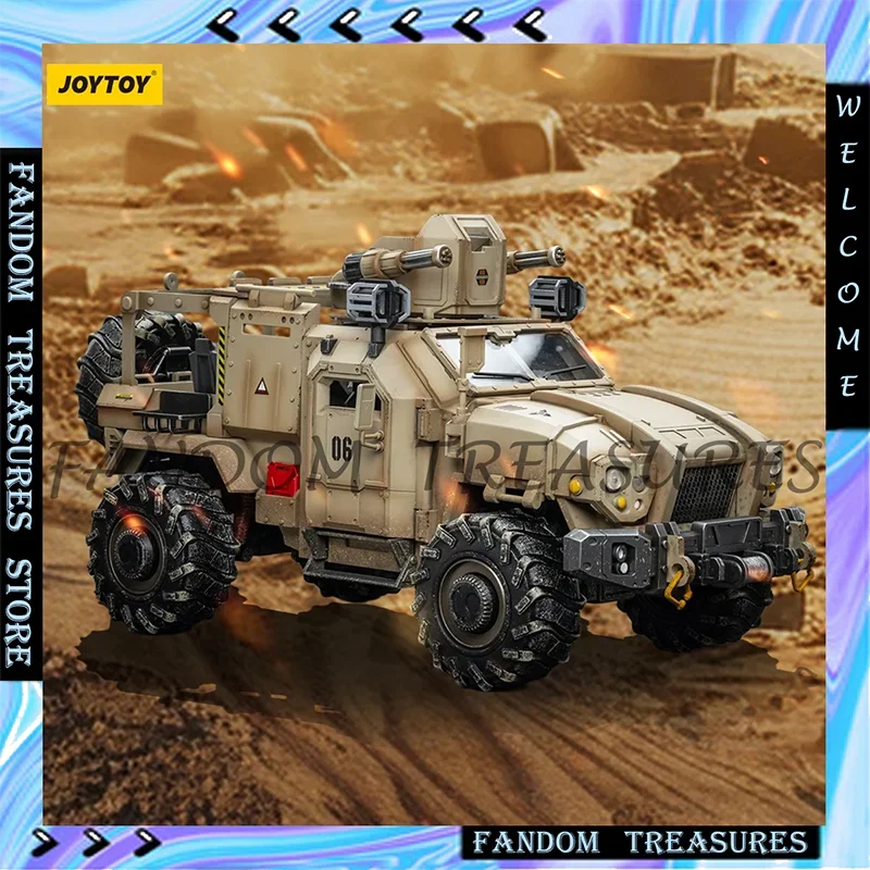 JOYTOY 1/18 Anime Figurine 41cm Cyclone Assault Armored Car Action Figure Hardcore Coldplay Gk Model Collection Statue Toys Gift