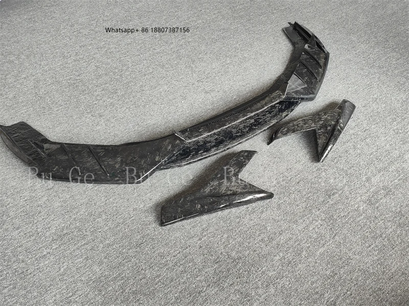 M Style Forged Carbon Fiber Body Kit New Condition Front Lip and Separator forLamborghini Huracan LP610-4