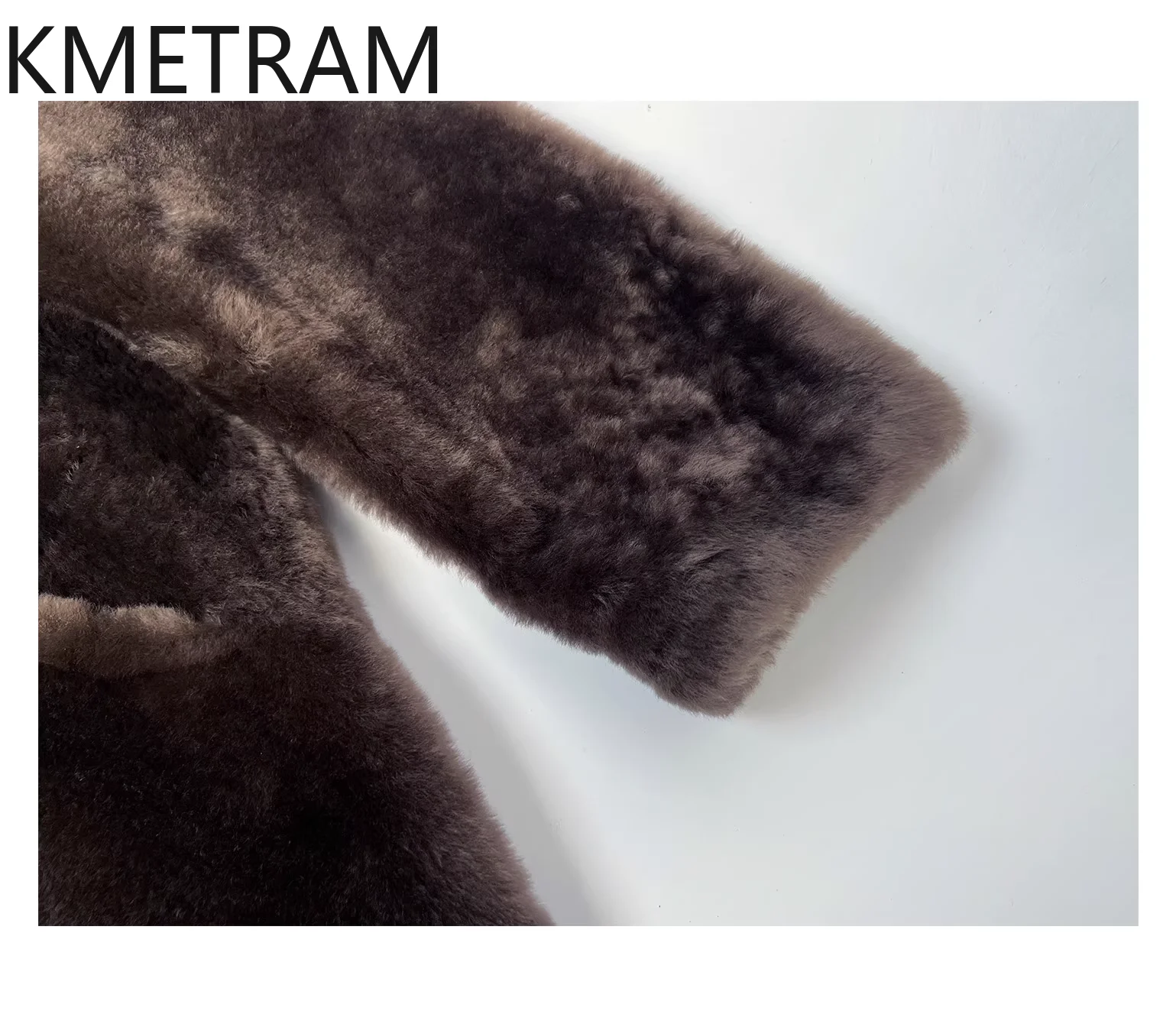 Natural Merino Sheepskin Wool Double Faced Fur Jacket Woman Dark Brown Long Real Fur Coat Winter Clothes 2025 Furry Jackets шуба