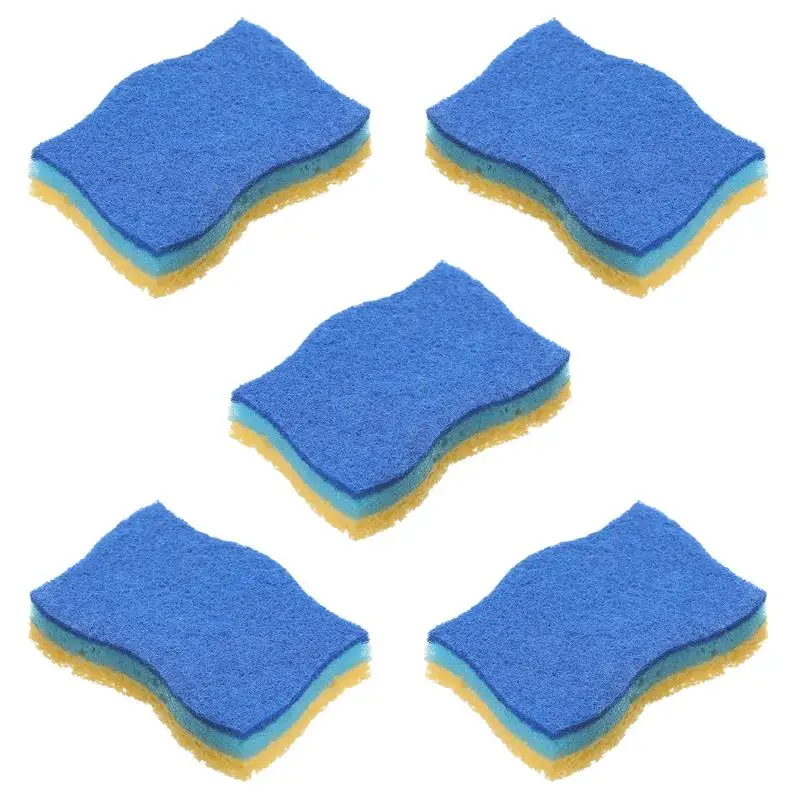 Dishwashing Sponge For Kitchen Non-scratch Dishwashing Sponge Scrub Pads Sponges Double Sided Scrubbing Sponge For Hotel