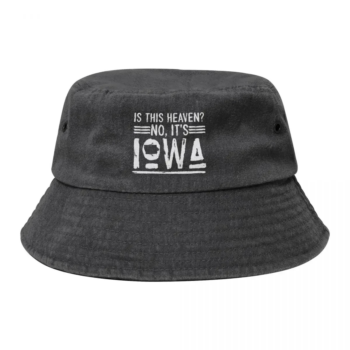 is this heaven no its iowa Bucket Hat Hat Baseball Cap Brand Man cap Golf Wear Women's Hats 2024 Men's