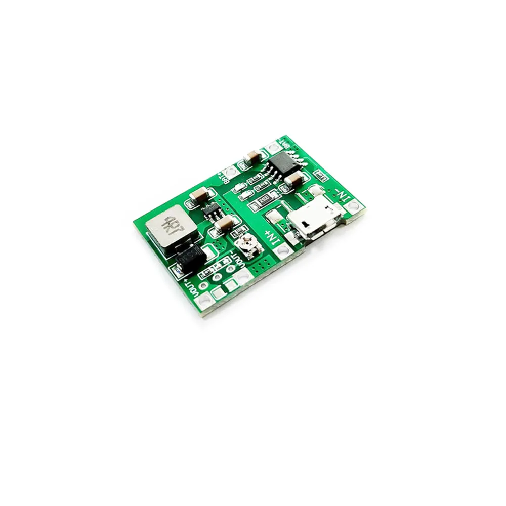 1PCS 3.7V 9V 5V 2A Adjustable Step Up 18650 Lithium Battery Charging Discharge Integrated Module TYPE C USB Micro USB