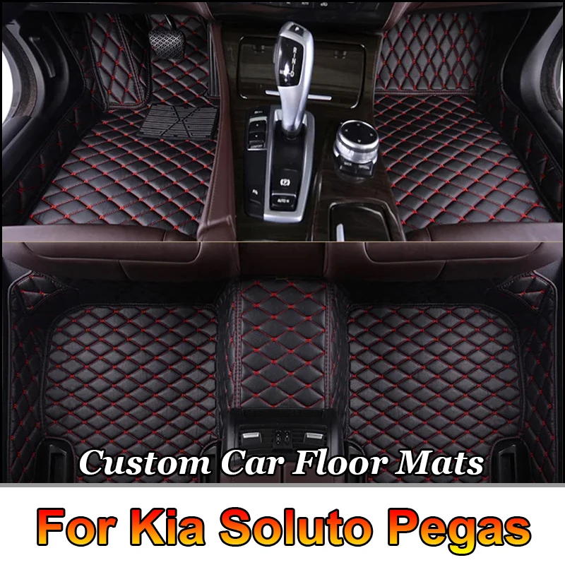 

Ковры для Kia Soluto Pegas 2024 2023 2022 2021 2020 2019 2018 2017 Автомобильные коврики для ног Аксессуары Чехлы для салона