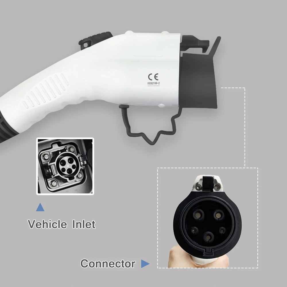 Home Use EV Charging Station 15A 3KW ZENCAR Evse Type A Type 1 to AU Plug EV Battery Charger Portable Car EV Charger