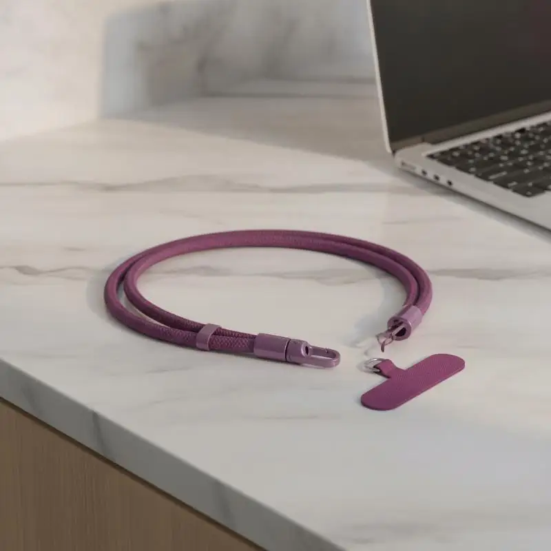 Handyband, Verstellbarer Kurzriemen für das Handgelenk, Hochwertiger Umhängeriemen für Damen, Rückenriemen, Nackenriemen, Anti-Verlust-Riemen – Detail 5