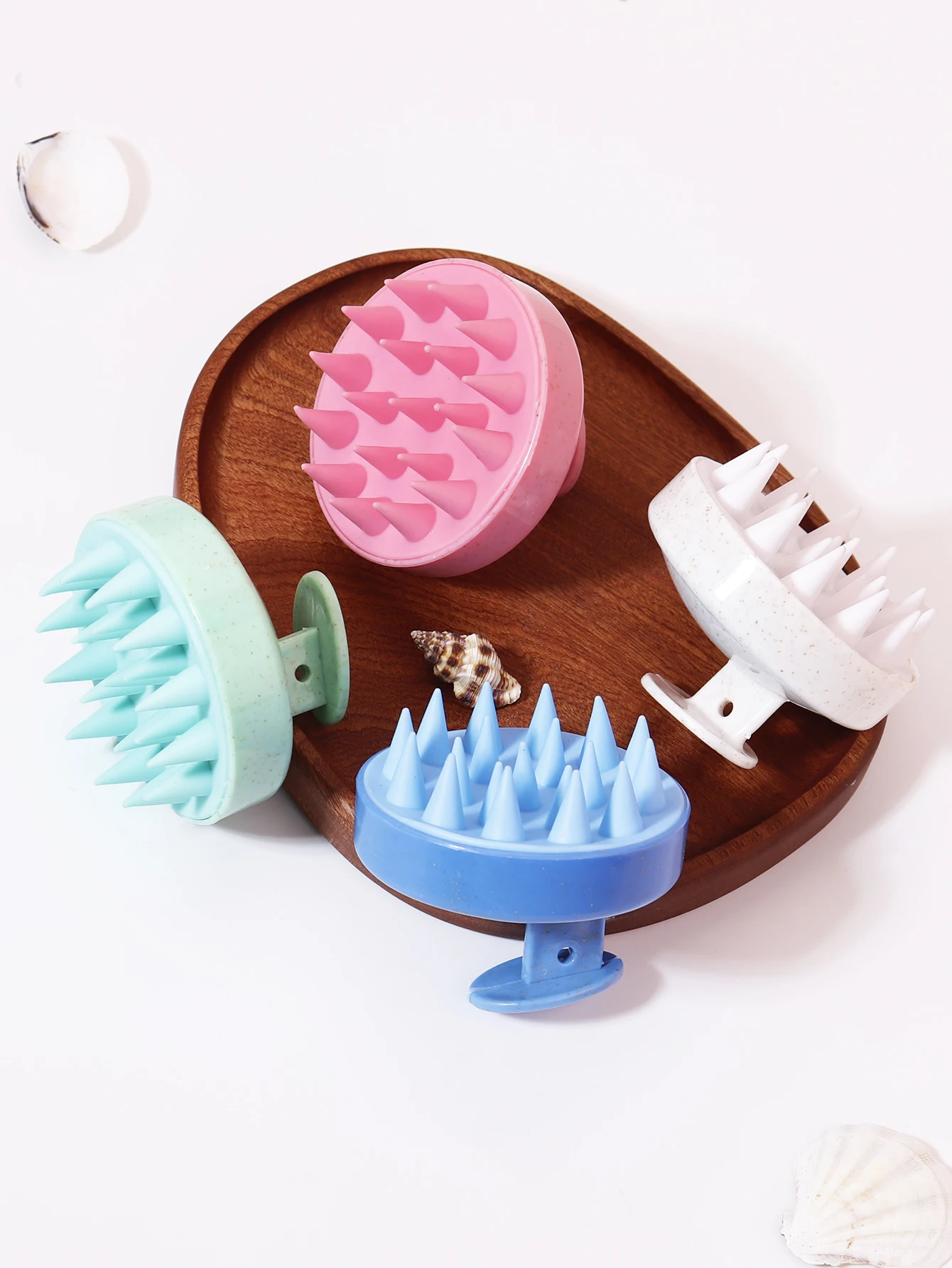 Hair wash brush, silicone scalp massage comb, soft body massage brush, beauty and hairdressing tool, shower SPA comb