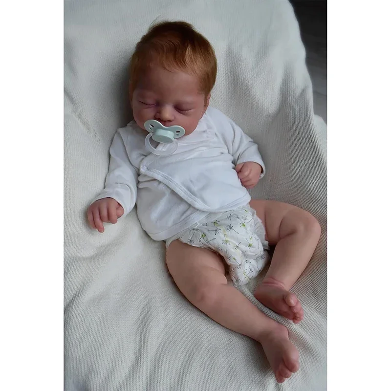 49CM Already Finished Preemie Baby Reborn Doll Timothy Genesis Hand Painting 3D Skin with Visible Veins Muñecas Reborn Dolls Toy