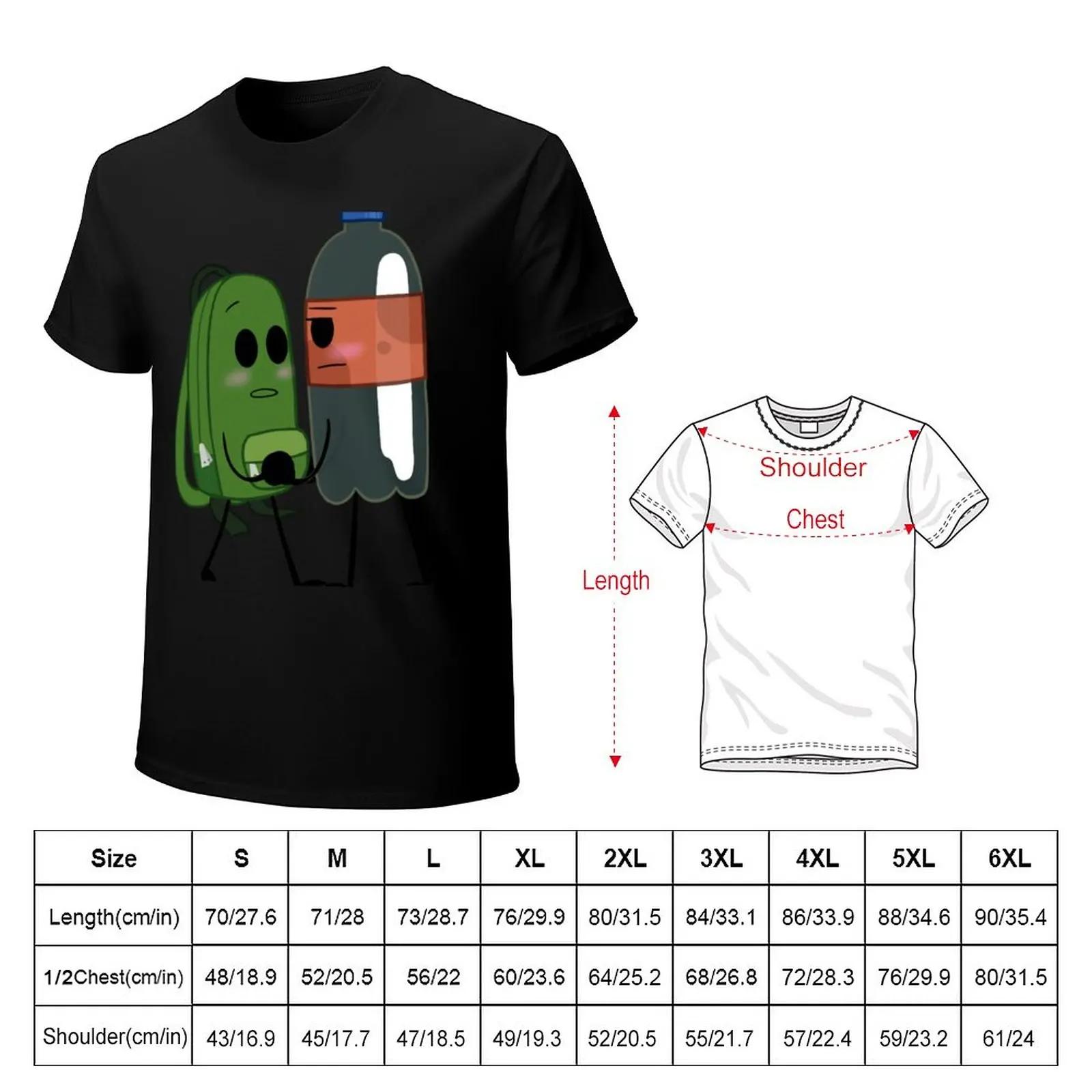 hfjONE, ONEhfj - Bryce and Liam (Soda Bottle and Backpack) T-Shirt T-shirt short quick drying shirt men graphic t shirts