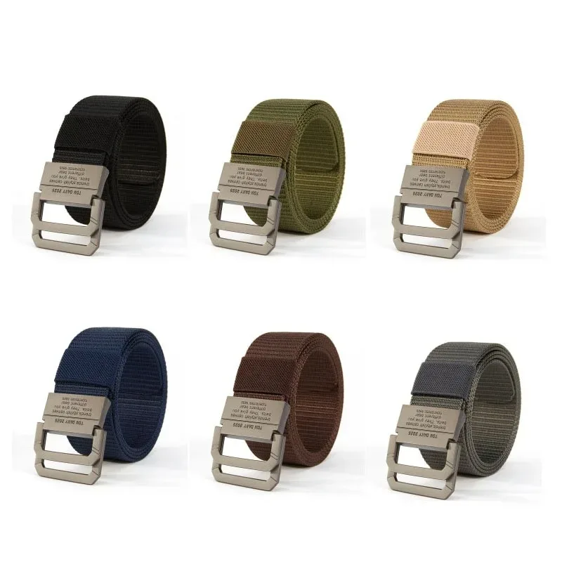 Automatischer Gürtel mit Schnellverschluss – Unisex-Gurtband aus Nylon in Militärqualität, robuste Metallschnalle für Outdoor-Sport und Freizeitkleidung – Detail 3