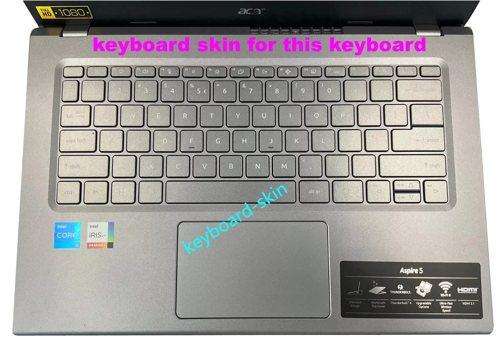 US Keyboard Protector Skin Cover for Acer Aspire A314-23M A314-23P,A314-36M A314-36P,A514-55G,A514-56M A514-56P A514-56GM laptop