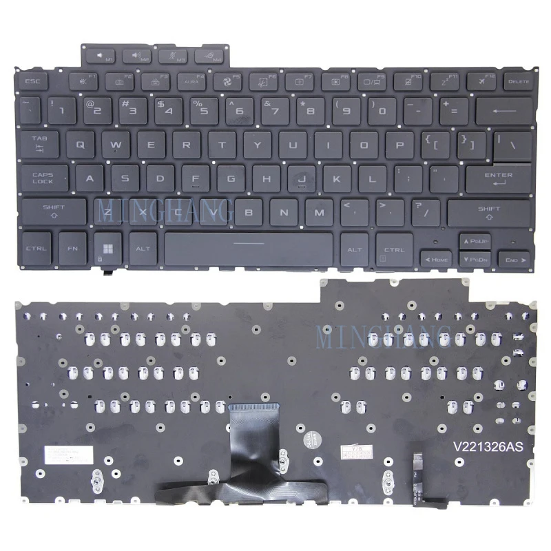

M New for Asus ROG Flow X13 GV302 GV302XA GV302XU GV302XV 2023 US Backlit Keyboard