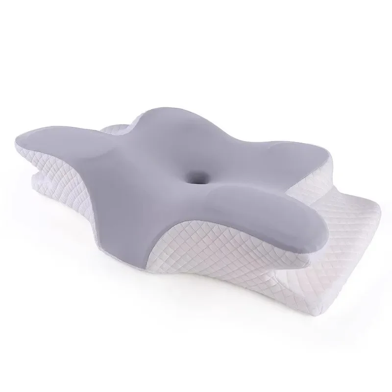 Butterfly memory cotton cervical spine pillow for sleeping, special cervical spine protection to help sleep, no collapse