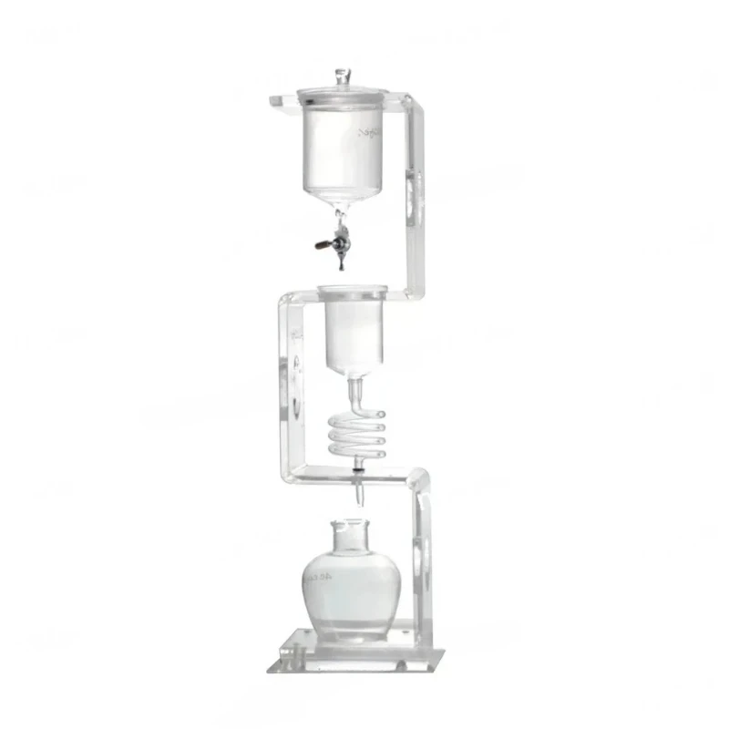 

Heat Resist Percolators 8-10 Cups Cold Brew Coffee Maker New Acrylic Pillar Dutch Iced Coffee Maker