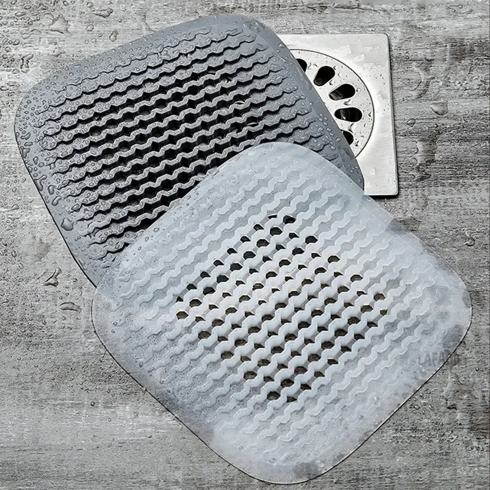 Filtro de silicona reutilizable para el desagüe del baño y la bañera - Bloquea los restos de cabello sin necesidad de sellado de agua