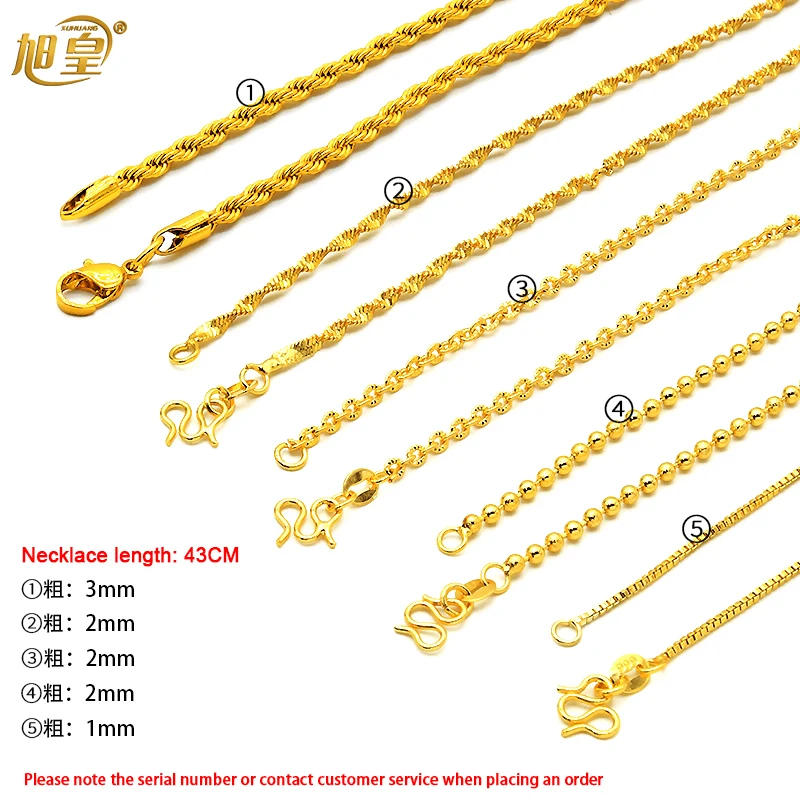 XUHUANG Dubai Heart Necklaces For Women Girls Jewellery Gifts Love Charm Pendant Chain Bridal Wedding Necklace Jewelry Gifts