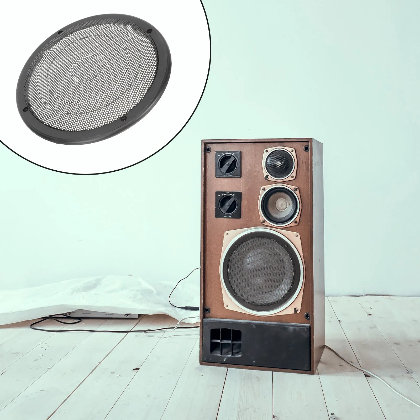 Car Audio Speaker Net Replacement for Small Speakers Car Subwoofer Modification Protective Mesh Cover Speaker Grills