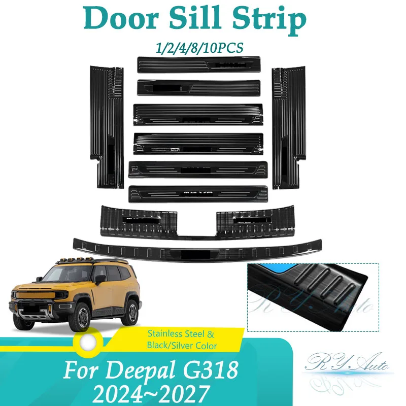 Tiras De Alféizar De Puerta De Coche Para Deepal G318 2024 ~ 2027, Panel Decorativo De Umbral, Modificación Antiestampede, Pasta Para Pies, Accesorios Para Automóviles — -46%, 44.33€ Coupon, from 49.99€ – 46% descuento – €49.99