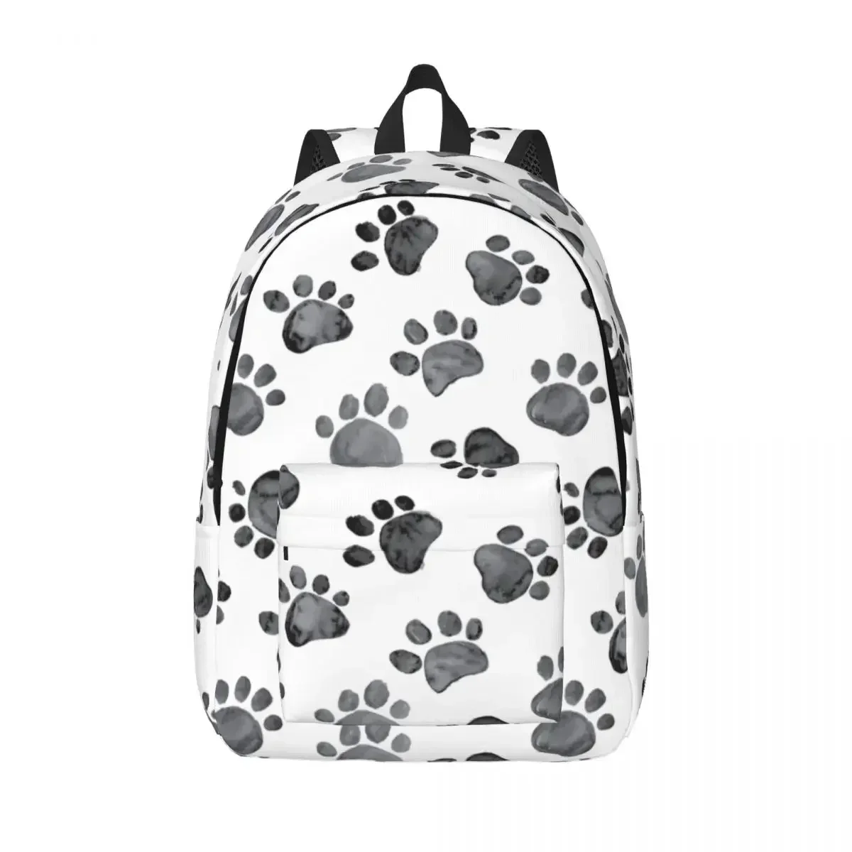 Girls Dog Paws Prints School College Travel Bags Women Men Bookbag Fits 15 Inch Laptop