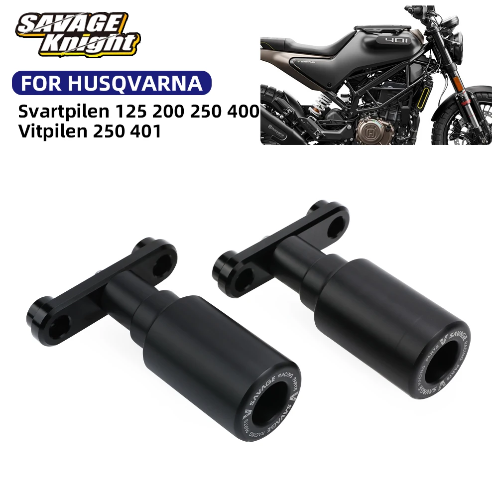 

Supermoto Motorcycle Frame Sliders For Husqvarna Svartpilen 401 125 200 Vitpilen 401 250 2018-2023 Crash Slider Fairing Bobbin