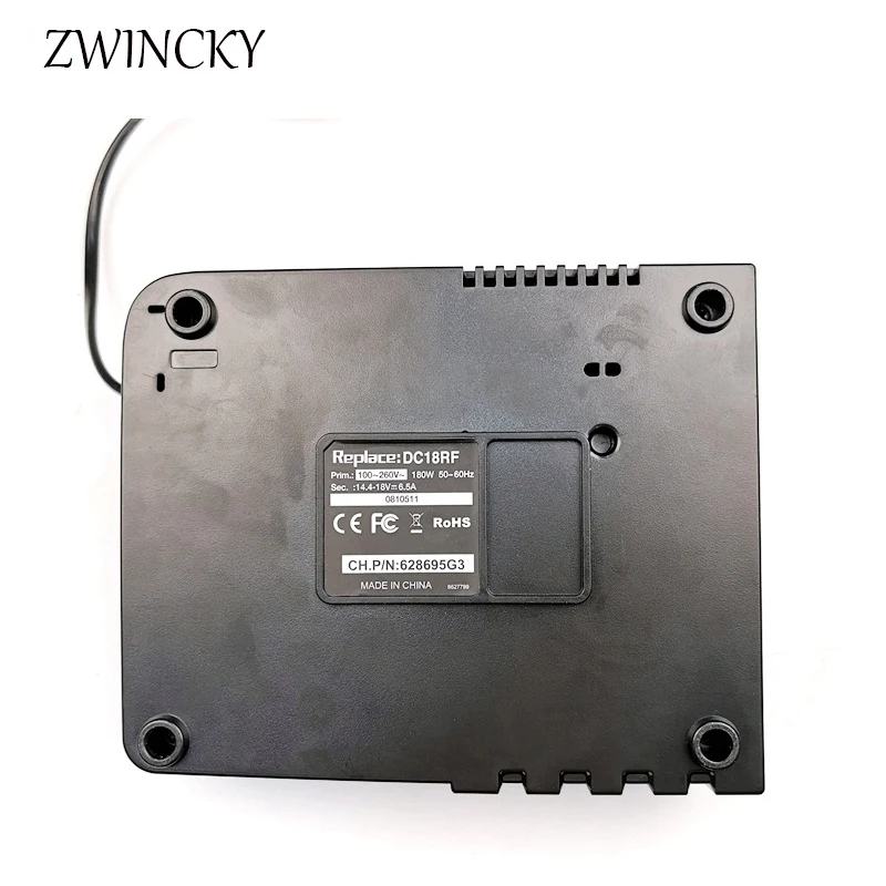 ZWINCKY Hot 6.5A/3A Battery Charger For Makita 14.4V 18V BL1830 Bl1430 DC18RC DC18RF EU Plug cooling and high quality