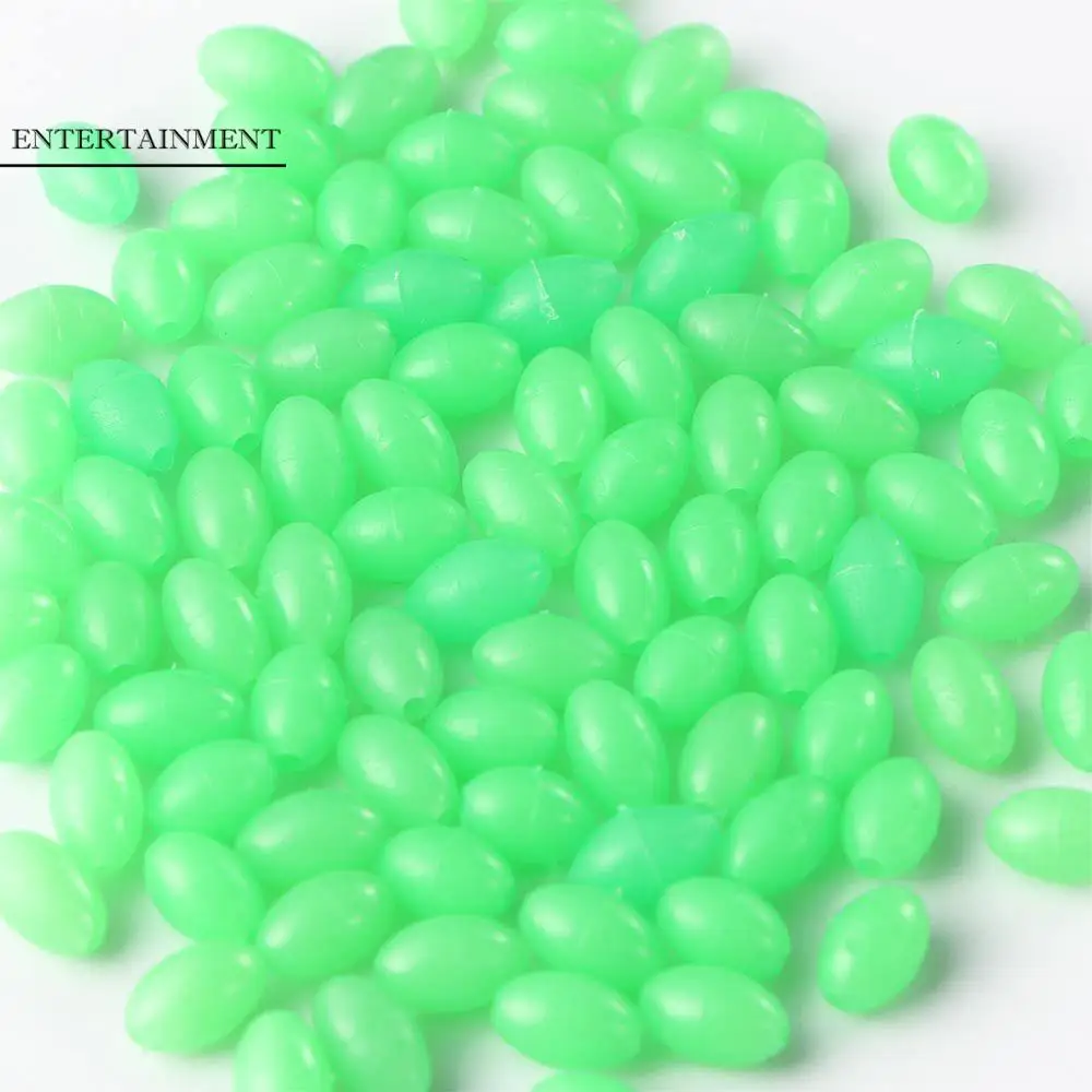 

Fishing Tools Plastic Oval Treble Hook Fishing Rigs Fishing Luminous Balls Fishing Beads Glowing Sink Beads Fishing Floats