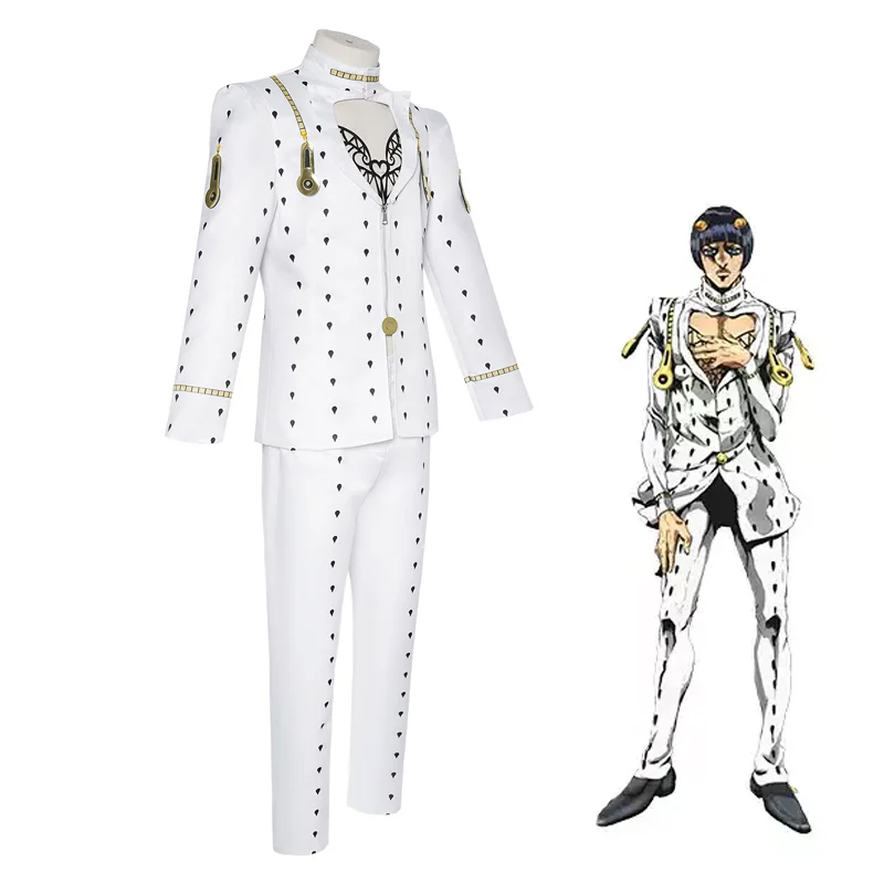 JoJo's Bizarre Adventure Golden Wind Bruno Bucciarati Cosplay Costume Full Set Anime Outfit
