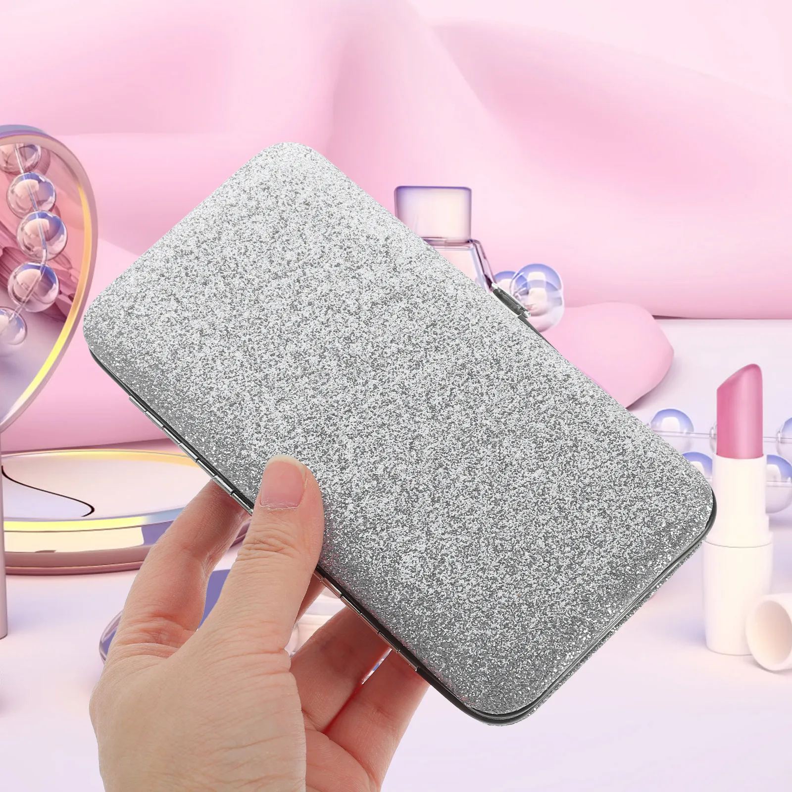 

Portable Lash Tweezer Case Durable Eyelash Grafting Organizer Stylish Storage Bag for Extensions Tweezer Holder