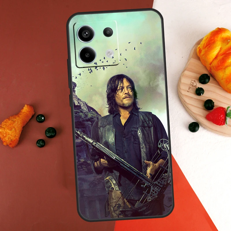 حافظة The Walking Dead Daryl Dixon لهاتف Xiaomi Redmi Note 13 14 Pro 9 10 11 12 Pro 10S 11S 12S Redmi 13C 10C 12C 14C Coque