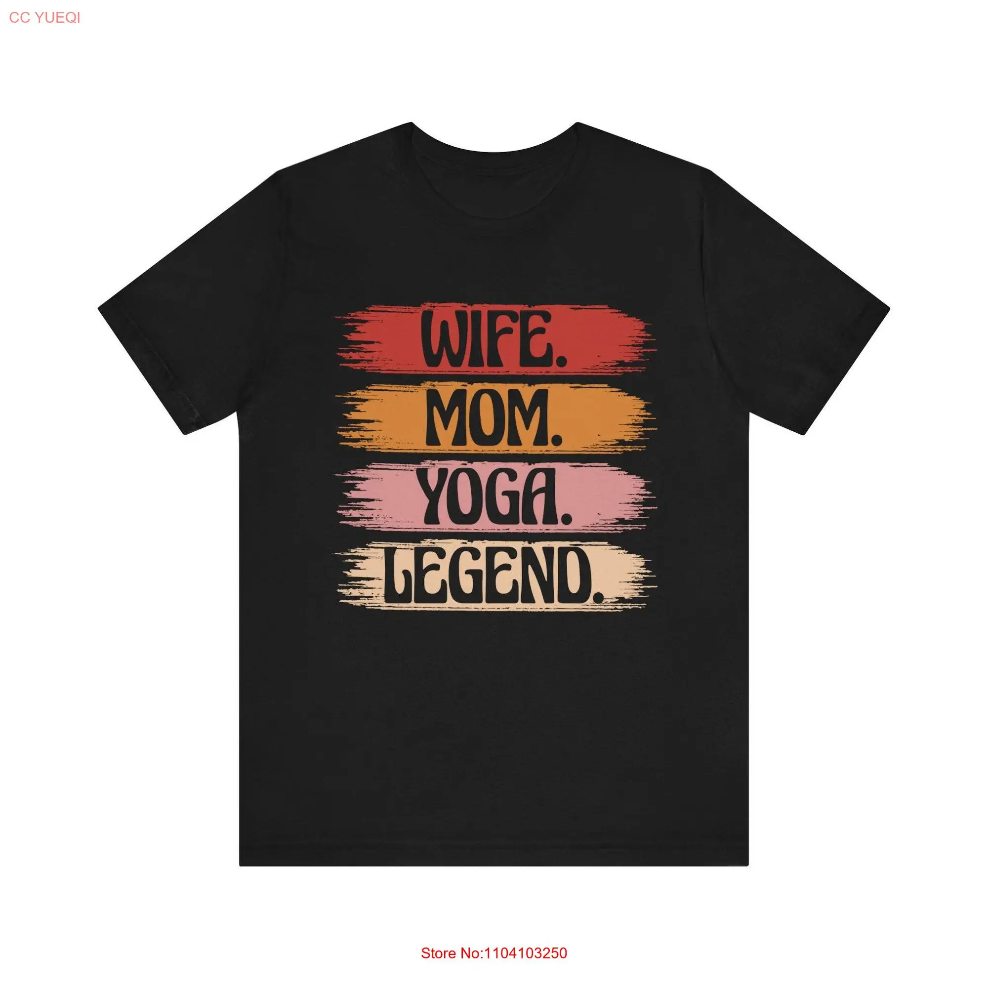 Wife Mom Yoga Legend T Shirt Empowering Women's EnthusiasT Inspirational Apparel Cotton for Her long or short sleeves