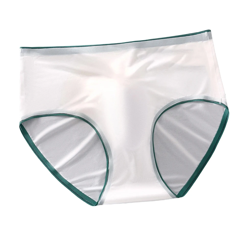 White Men Briefs Stylish Low Waist Panties Briefs 50 Polyamide 50 Spandex Solid Pattern Design Breathable Fabric