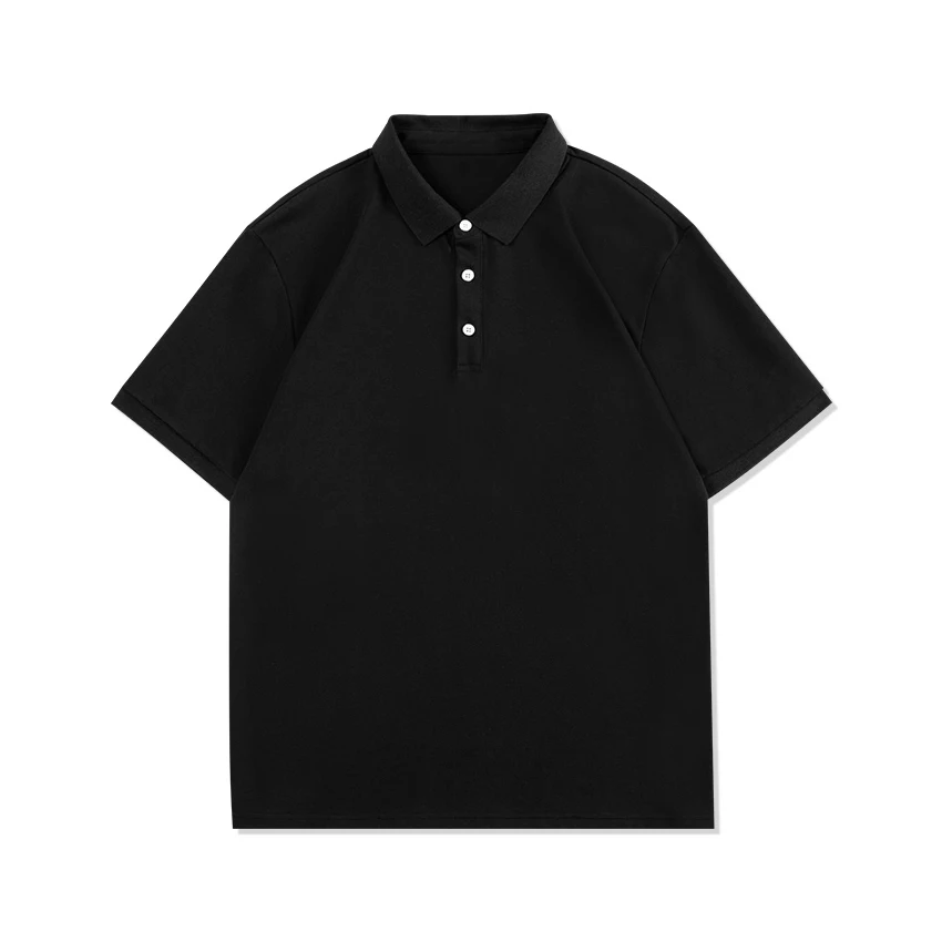 

NIGO Men's Black Short Sleeved Polo Shirt #nigo94658