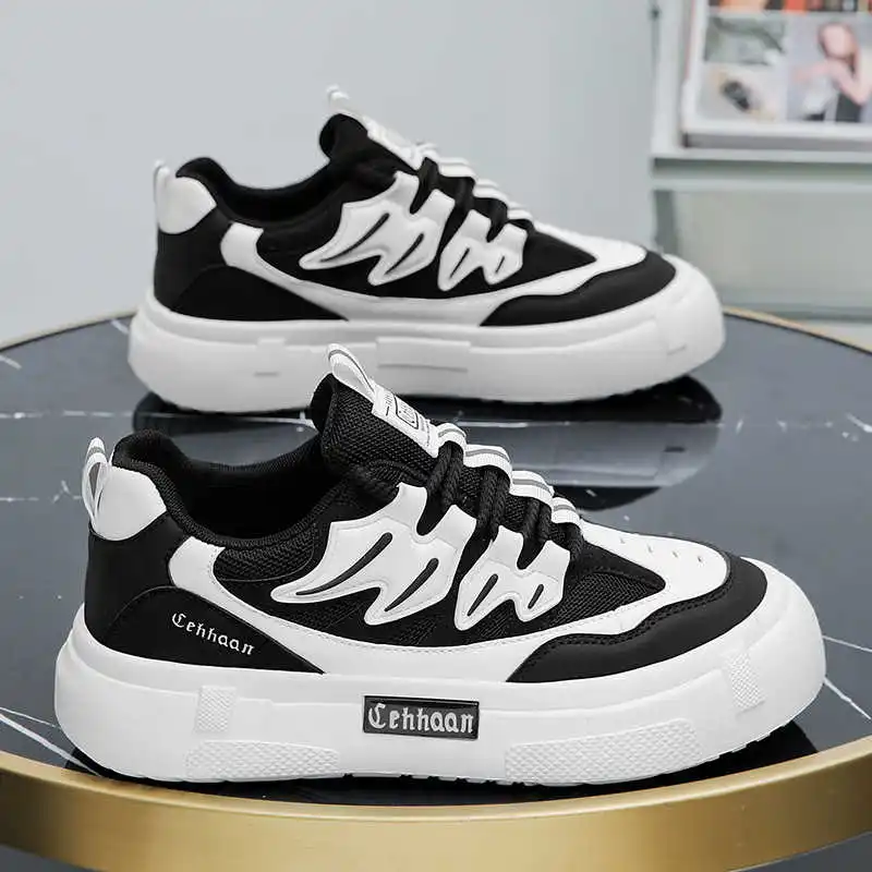 

Increase Height Thick-heeled Mens Dress Sneakers Boots Shoes Without Heel Country Wedding Shoes Sports Exerciser