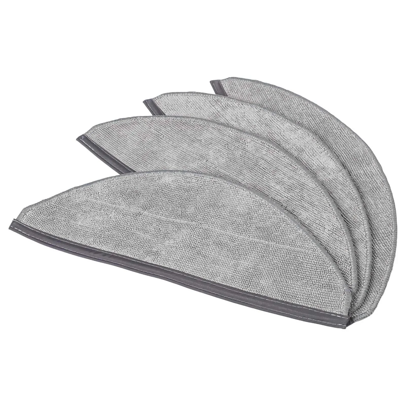 Microfiber Mop Cloth Replacement for Roborock Q10 X5+ Q10P Q8 Max Pro Vacuums Spare Rag for Cleaner Floors 4 or 10 Pieces Pack